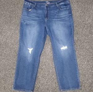Mid Rise Straight Leg Jeans by Time & Tru size 24